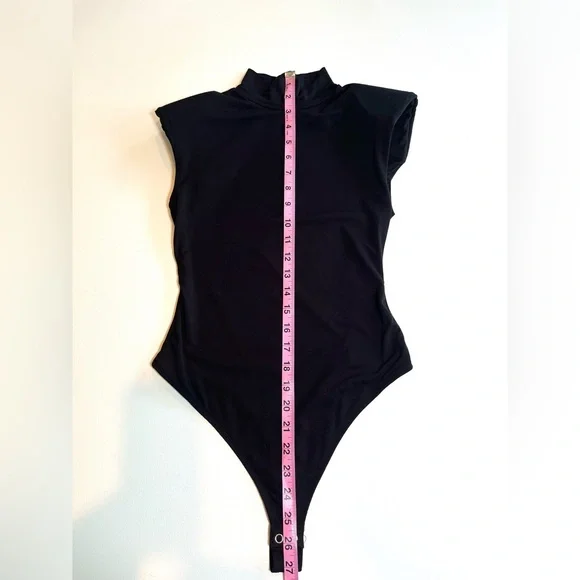 GOOD American Mock Neck Power Bodysuit - Picture 4 of 8